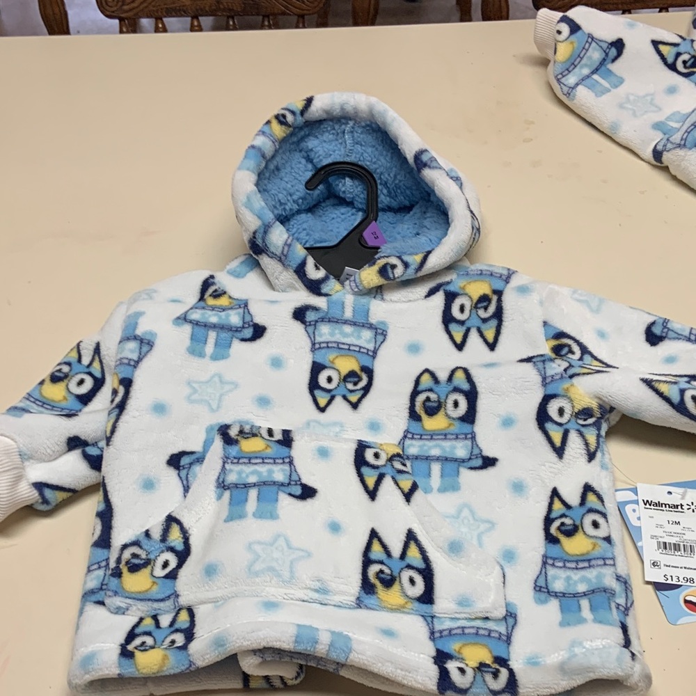 Cozy Blue Owl Kids Hoodie